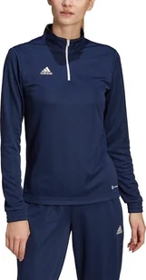 Adidas Bluza damska adidas Entrada 22 Top Training granatowa H57483 2XL - Bluzy damskie - miniaturka - grafika 1