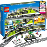 Klocki - LEGO PREZENT URODZINOWY DLA CHŁOPCA – LEGO City Pociąg pasażerski z Powered Up, wagonem restauracyjnym i światłami LED Lego Na Święta + EBOOK-3 - miniaturka - grafika 1