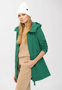 Zielona kurtka parka damska J-BILLIE - Płaszcze damskie - miniaturka - grafika 1