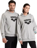 Bluzy męskie - Arena Bluza z kapturem polarowa bawełniana kangurka sportowa Arena Sweat Graphic R.S - miniaturka - grafika 1