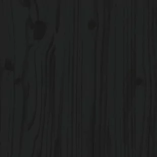 Lumarko Stolik kawowy, czarny, 120x50x40,5 cm, lite drewno sosnowe - Ławy i stoliki kawowe - miniaturka - grafika 9