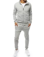 Dresy męskie - Dres męski jasnoszary Dstreet AX0228-XL - miniaturka - grafika 1