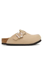 Buty dla dziewczynek - Birkenstock Klapki Boston Flower Buckle 1030630 S Beżowy - miniaturka - grafika 1