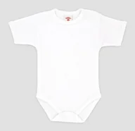 Body dla niemowląt - BODY KRÓTKI RĘKAW BIAŁE MAKOMA 56 - miniaturka - grafika 1