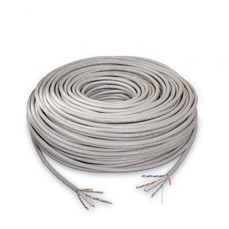 Aisens - kabel sieciowy rj45 kat.6 utp sztywny awg24, szary, 100m
