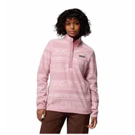 Bluzy sportowe damskie - Bluza damska Columbia Benton Springs™ Printed Half Snap Rozmiar: M / Kolor: różowy - miniaturka - grafika 1