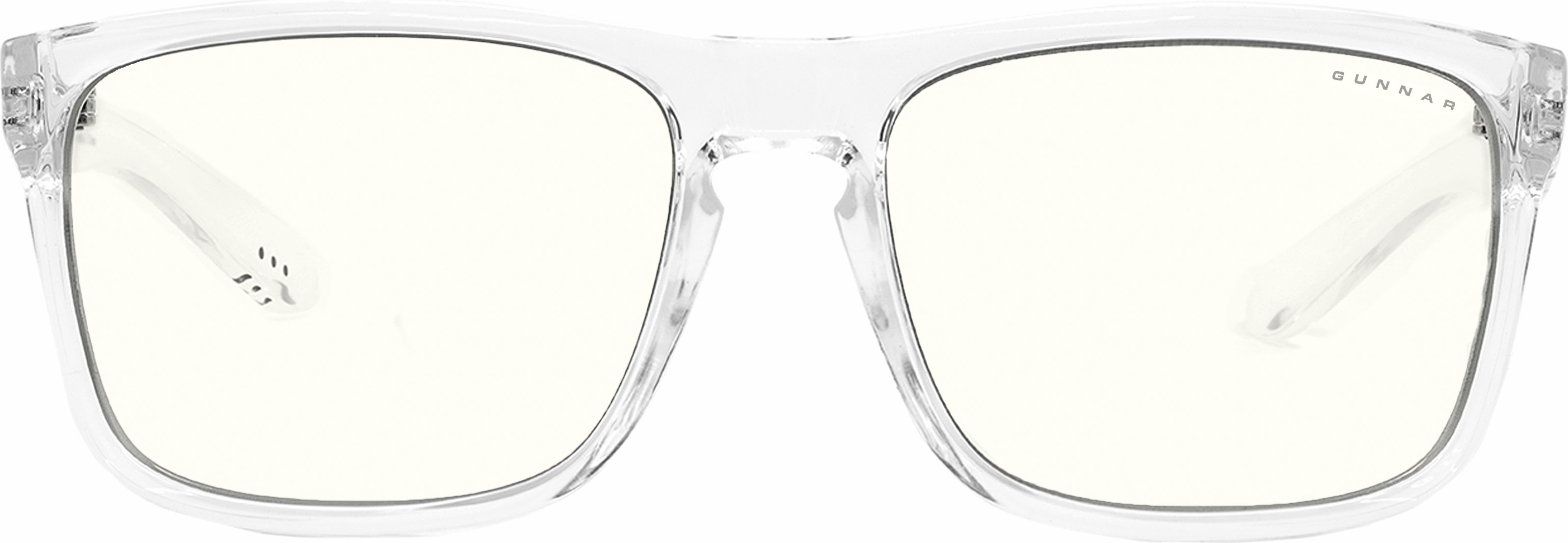 Okulary gamingowe GUNNAR Intercept Crystal, przezroczyste, biae
