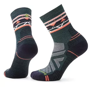 Smartwool Performance Hike lekka poduszka etno graficzne średnie skarpety do połowy łydki - damskie - Skarpetki damskie - miniaturka - grafika 1