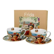 Filiżanki - Zestaw 2 filiżanek Mexican Art Frida 270 ml - miniaturka - grafika 1
