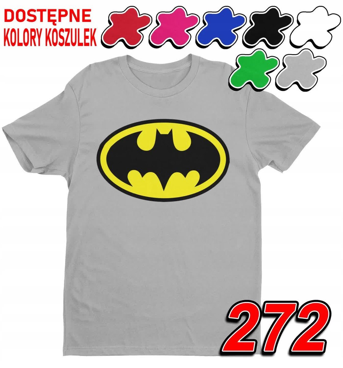 Dziecięca Koszulka T-Shirt Z Nadrukiem Avengers Batman Dc - L 146-152