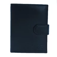 Portfele - Portfel męski skórzany z ochroną RFID ciemnogranatowy - miniaturka - grafika 1