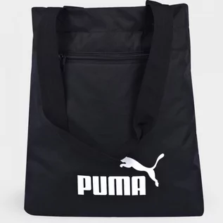 Torebki damskie - Torebka Shopper Puma Phase Packable Damska Czarna 079218-01 - grafika 1