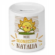 Skarbonki - Skarbonka 330 ml Dla Natali Córki Dziecka Prezent z Nadrukiem ze Zdjęciem - miniaturka - grafika 1