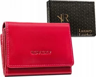 Portfele - Rovicky Skórzany Portfel Z Zewnętrzną Portmonetką - miniaturka - grafika 1