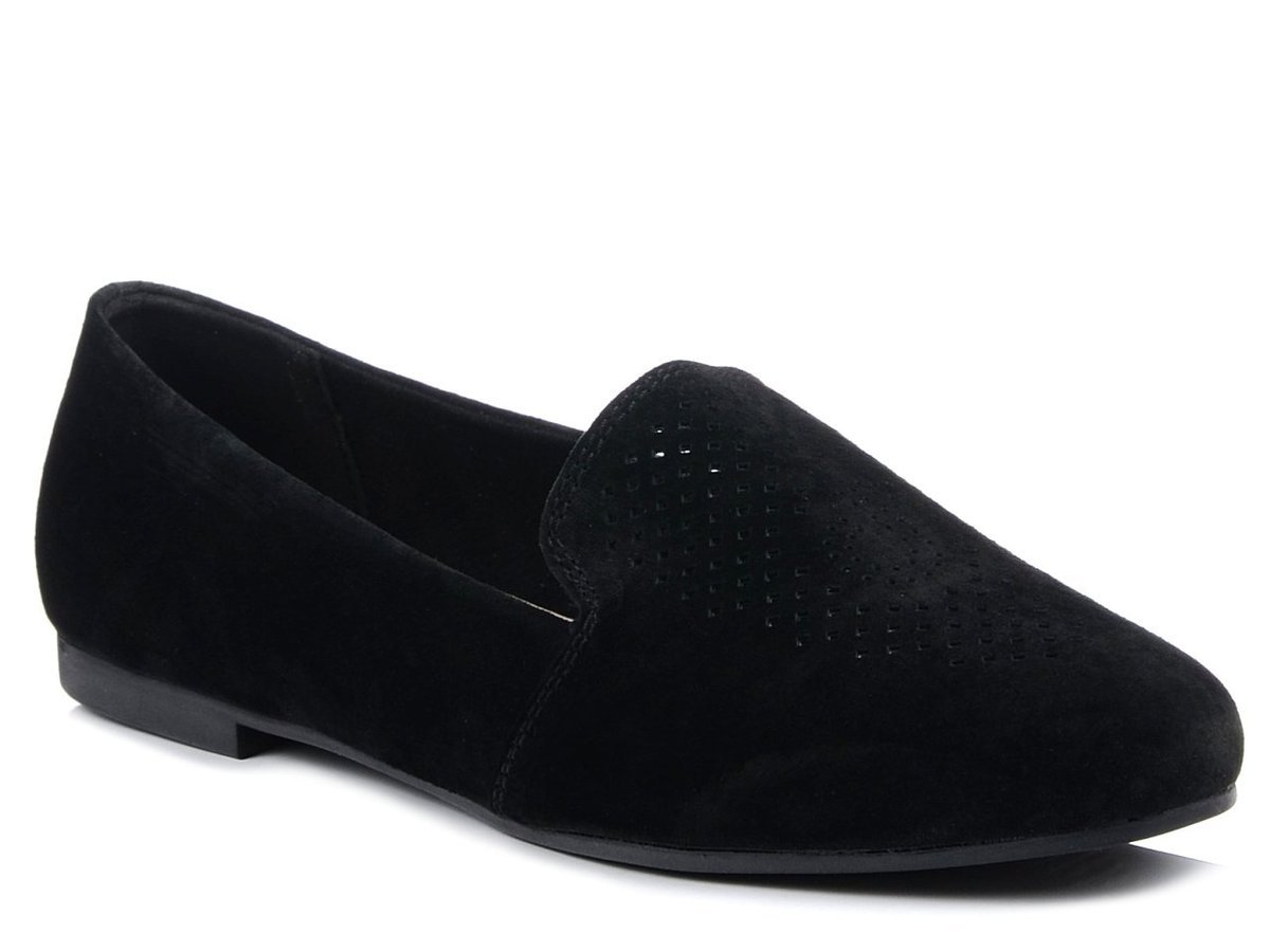 Buty damskie lordsy skórzane S.Barski LR29515 czarne-36