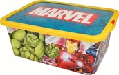 Pojemniki na zabawki - Pojemnik na zabawki Pudełko do przechowywania z przykrywką MARVEL AVENGERS - miniaturka - grafika 1