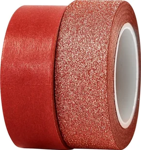 Creativ Company Taśmy Dekoracyjne Czerwień 7m i 10m - Zabawki kreatywne - miniaturka - grafika 1