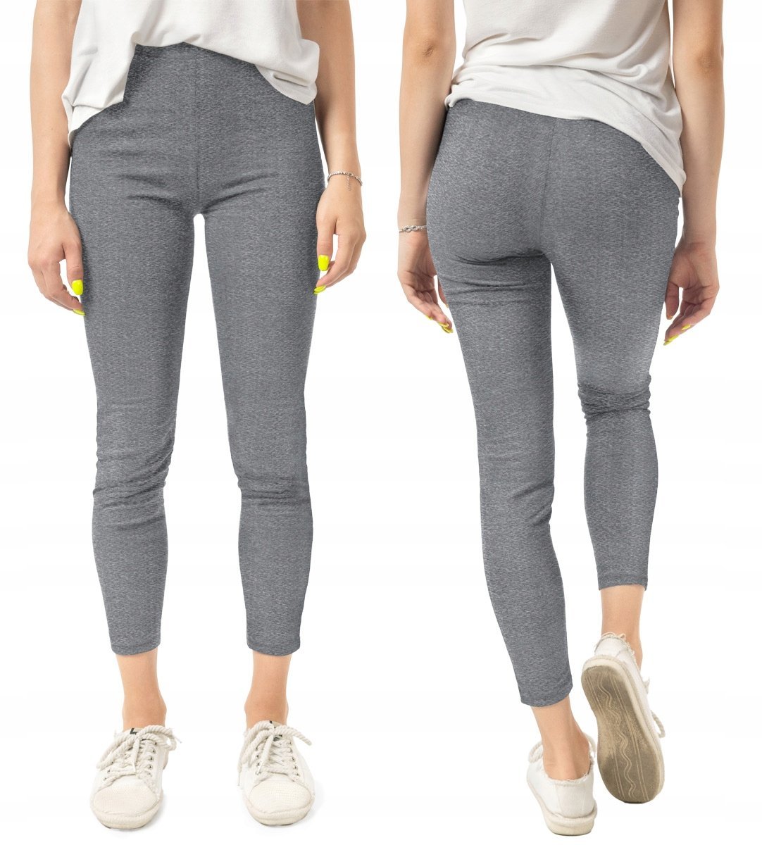 Duże Getry Legginsy Damskie Bambusowe 202020-1 7XL