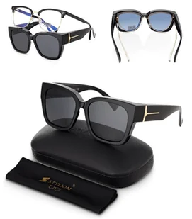 Okulary przeciwsłoneczne polaryzacyjne Nakładane na Korekcyjne FIT OVER POL-10-1 - Okulary korekcyjne, oprawki, szkła - miniaturka - grafika 1