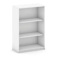 Regały biurowe - B2B Partner Regał biurowy Mirelli A+, 800 x 400 x 1200 mm, biały 437440 - miniaturka - grafika 1