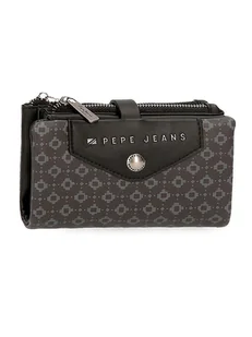 Pepe Jeans Portfel "Bethany" w kolorze antracytowym - 14 x 9 x 2 cm - Portfele - miniaturka - grafika 1