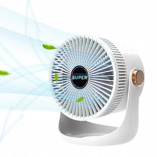 Wentylator WENTYLATOR BIURKOWY WIATRAK BEZPRZEWODOWY 2400mAh - Wentylatory - miniaturka - grafika 1