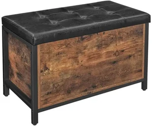 Komoda Vasagle 80 x 40 x 50cm odcienie brązu matowe - Szafki na buty - miniaturka - grafika 1