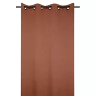 Zasłony - Stof Zasłona Notte 135x250 pomarańczowa zaciemniająca - miniaturka - grafika 1