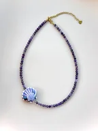 Naszyjniki - Naszyjnik z Muszlą Ametyst - miniaturka - grafika 1