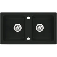 Zlewozmywaki z baterią - Deante Zlewozmywak granitowy ZORBA 2-kom + bateria ZQZA2203 , ZQZA7203 - miniaturka - grafika 1