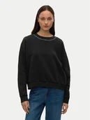 Bluzy damskie - Vero Moda Bluza Lotte 10333544 Czarny Regular Fit - miniaturka - grafika 1
