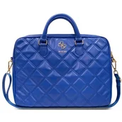 Torby na laptopy - Guess Quilted 4G Computer Bag - Torba na notebooka 15" / 16" (niebieski) - miniaturka - grafika 1
