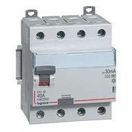 Bezpieczniki elektryczne - Legrand WYŁĄCZNIK RÓŻNICOWOPRĄDOWY P 304 4P 40A 30MA TYP HPI SERII DX3, 411695 - miniaturka - grafika 1
