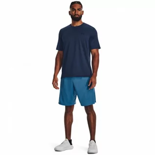 Spodnie sportowe męskie - Męskie spodenki treningowe Under Armour Tech Graphic Short - niebieskie - UNDER ARMOUR - grafika 1
