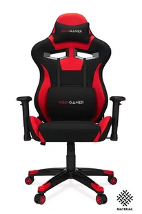 Fotel biurowy, krzesło biurowe Fotel gamingowy PRO-GAMER Aguri, czarno-czerwony, 136x70x71 cm - Fotele i krzesła biurowe - miniaturka - grafika 1