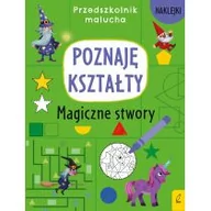 Edukacja przedszkolna - Foksal Przedszkolnik malucha Poznaję kształty Magiczne stwory - miniaturka - grafika 1