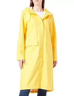 Płaszcze damskie - ONLY Onlrene Hood Long Raincoat Cc OTW płaszcz przeciwdeszczowy, Lemon Chrome, XS - grafika 1