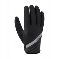 Rękawiczki rowerowe - Rękawiczki rowerowe SHIMANO Long Gloves Black M - miniaturka - grafika 1