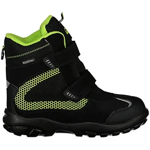 McKINLEY Dziecięce buty śniegowe Après Snowtime AQX Ise Jr. śniegowce, Czarny Czarny Zielony 905, 27 EU - Śniegowce damskie - miniaturka - grafika 1