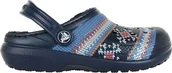 Buty dla dziewczynek - Crocs Klapki Crocs Classic Printed Lined Clog 205815-410 - 23/24 - miniaturka - grafika 1