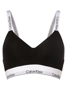 Calvin Klein Damski biustonosz Kobiety Bawełna czarny jednolity, S - Biustonosze - miniaturka - grafika 1