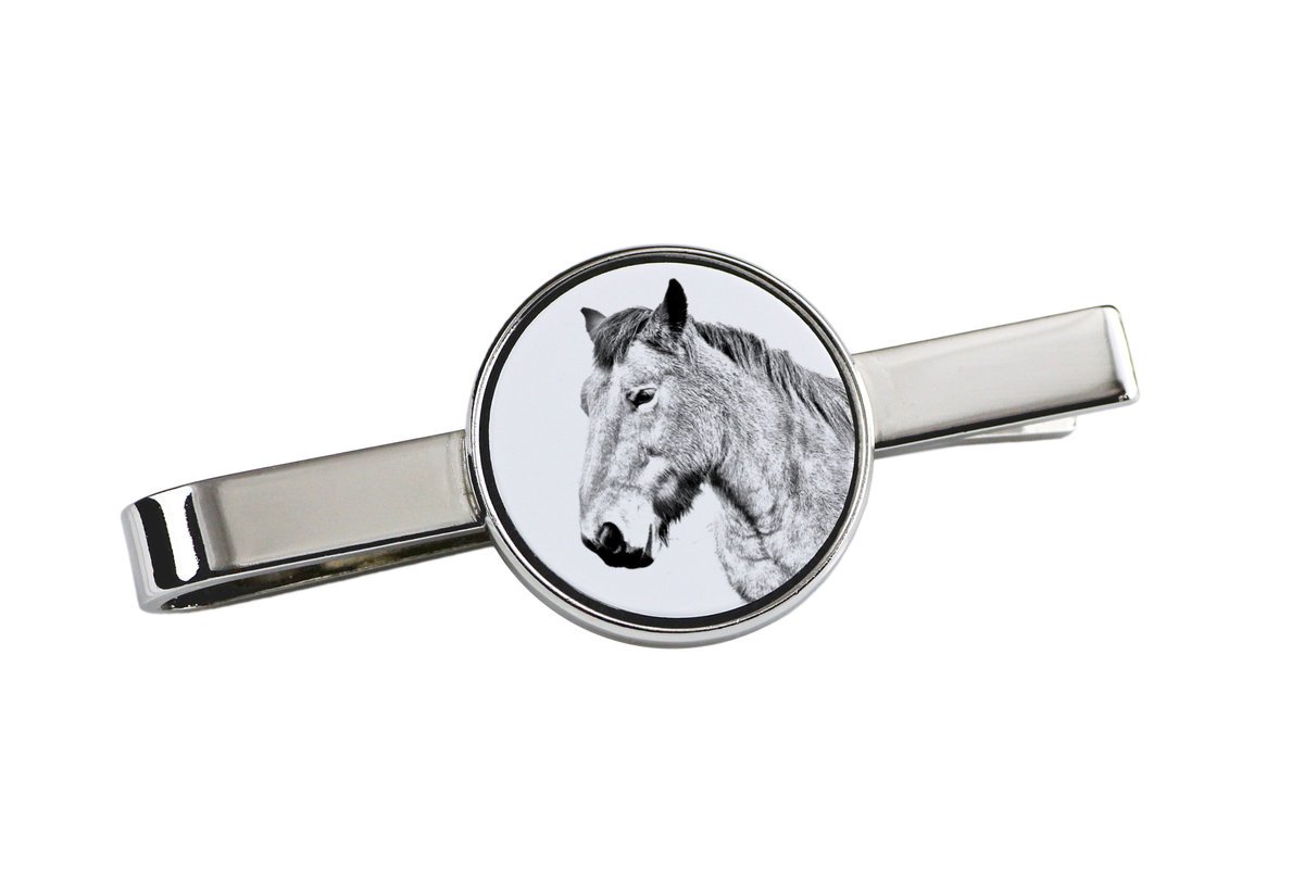 Koń ardeński - spinka do krawata z koniem, personalizowany klips do krawata, wyjątkowy prezent dla mężczyzny marki Art-Dog