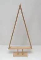 Ozdoby bożonarodzeniowe - Choinka drewniana baza do ozdabiania wysokość 36 cm - miniaturka - grafika 1