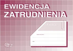 Michalczyk&Prokop Druk EWIDENCJA Zatrudnienia R-7 A5 MP855 - Druki akcydensowe - miniaturka - grafika 1