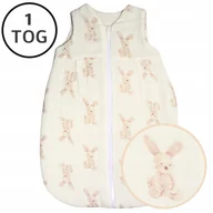 Śpiworki dla dzieci - ŚPIWOREK DO SPANIA MUŚLINOWY 56-62 OCIEPLANY 1 TOG BAWEŁNA 100% - miniaturka - grafika 1