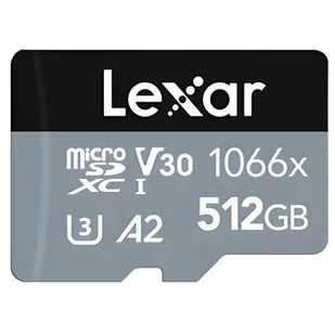 Lexar 1066x MicroSDXC 512GB UHS-I/U3 A2 V30 LMS1066512G-BNANG LMS1066512G-BNANG - Karty pamięci - miniaturka - grafika 1
