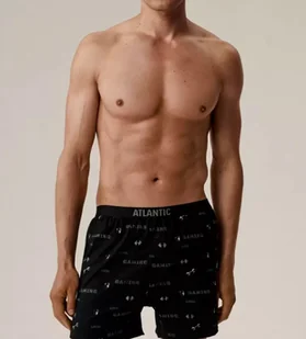 BOKSERKI ATLANTIC 2MBX-084 JZ25 CZARNY - Atlantic - Majtki damskie - miniaturka - grafika 1