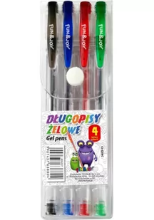 Titanum Długopis żelowy Fun &amp Joy 4 kolory - Długopisy - miniaturka - grafika 2