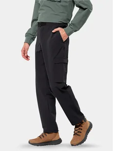 Jack Wolfskin Spodnie outdoor Wandermood Pants 1508401 Czarny Regular Fit - Odzież trekkingowa męska - miniaturka - grafika 1