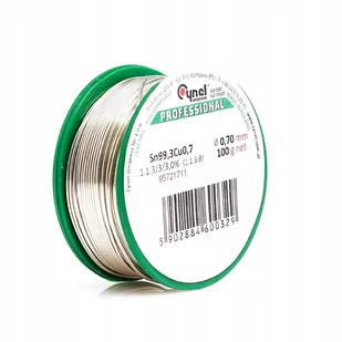 Cyna Bezołowiowa Z Topnikiem 100G 0,70Mm Cynel - Akcesoria do lutowania - miniaturka - grafika 1